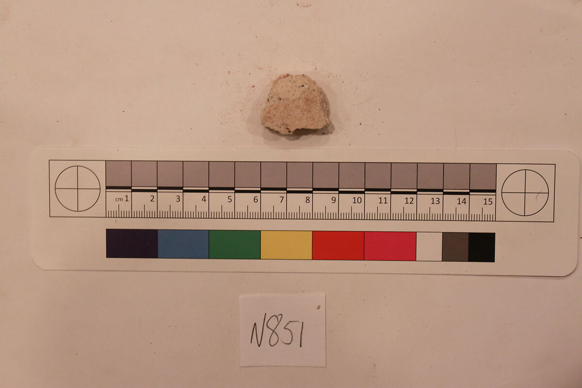 Stucco Fragment, Stucco; carved