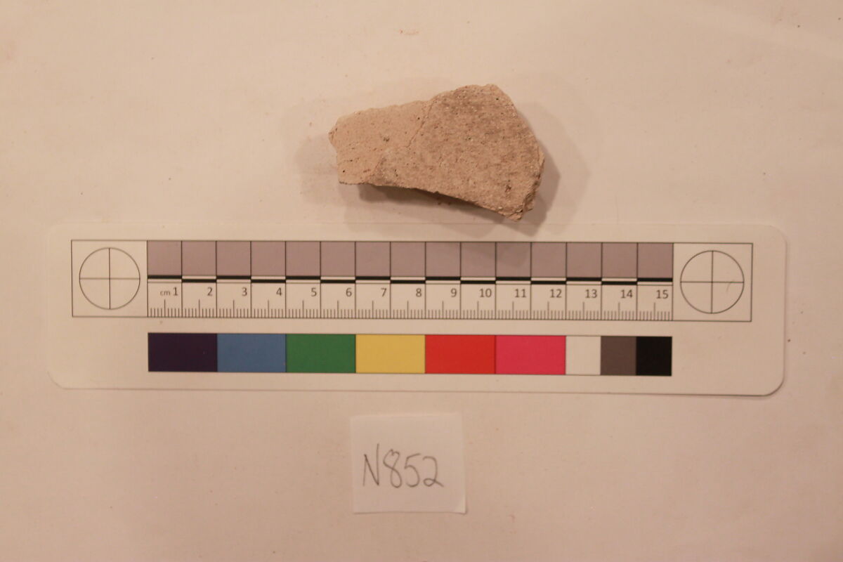 Stucco Fragment, Stucco; carved