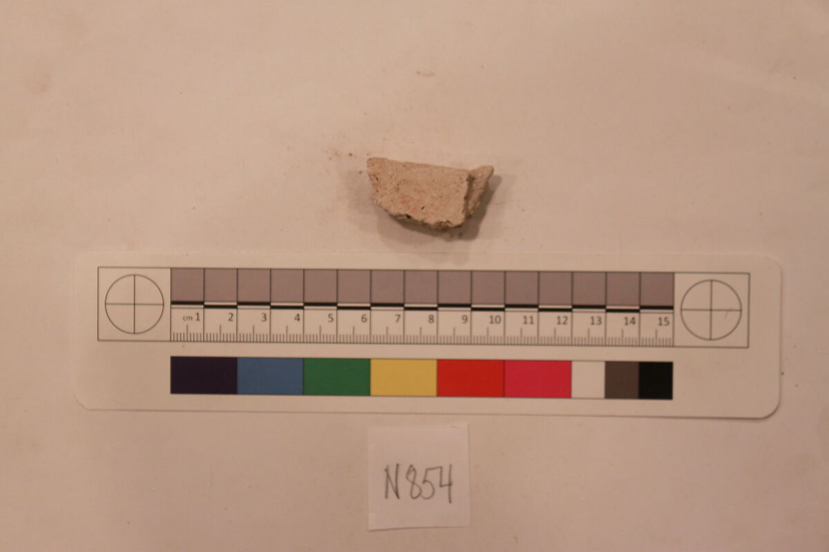 Stucco Fragment, Stucco; carved