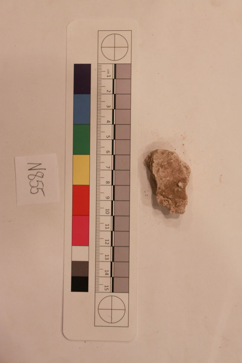 Stucco Fragment, Stucco; carved