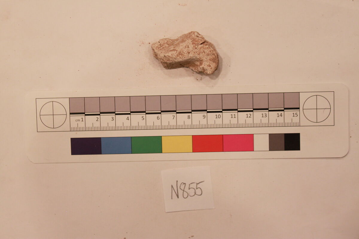 Stucco Fragment, Stucco; carved
