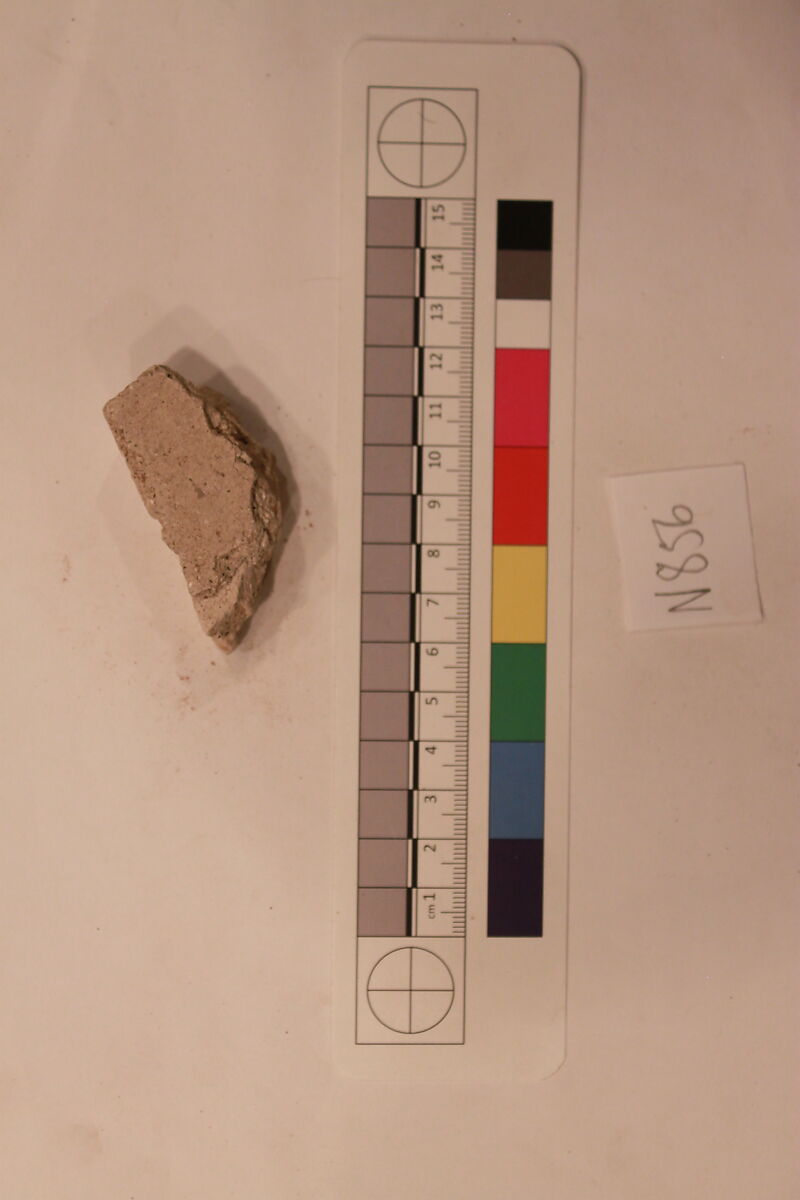 Stucco Fragment, Stucco; carved