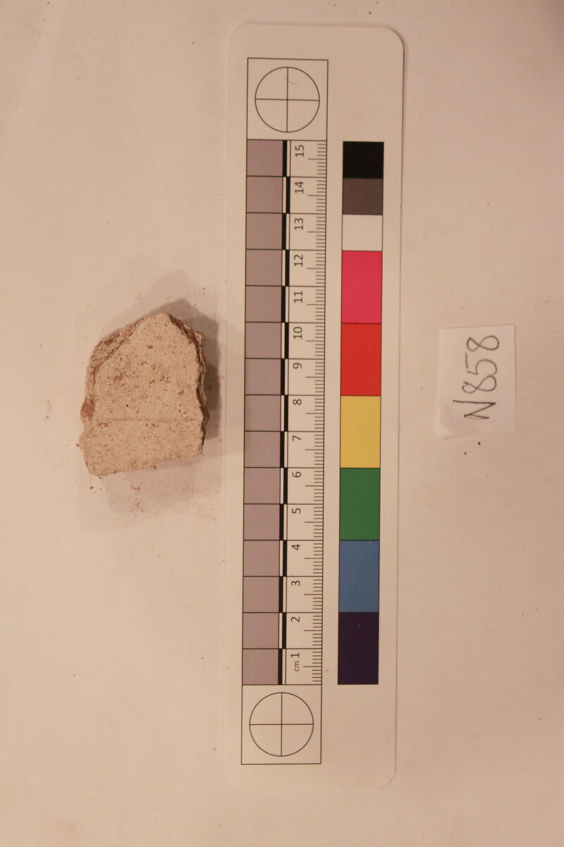 Stucco Fragment, Stucco; carved