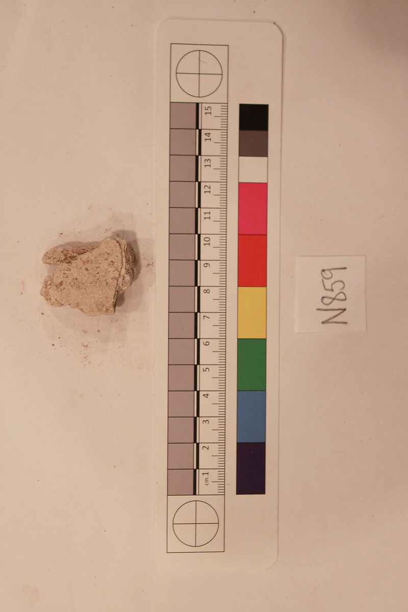 Stucco Fragment, Stucco; carved