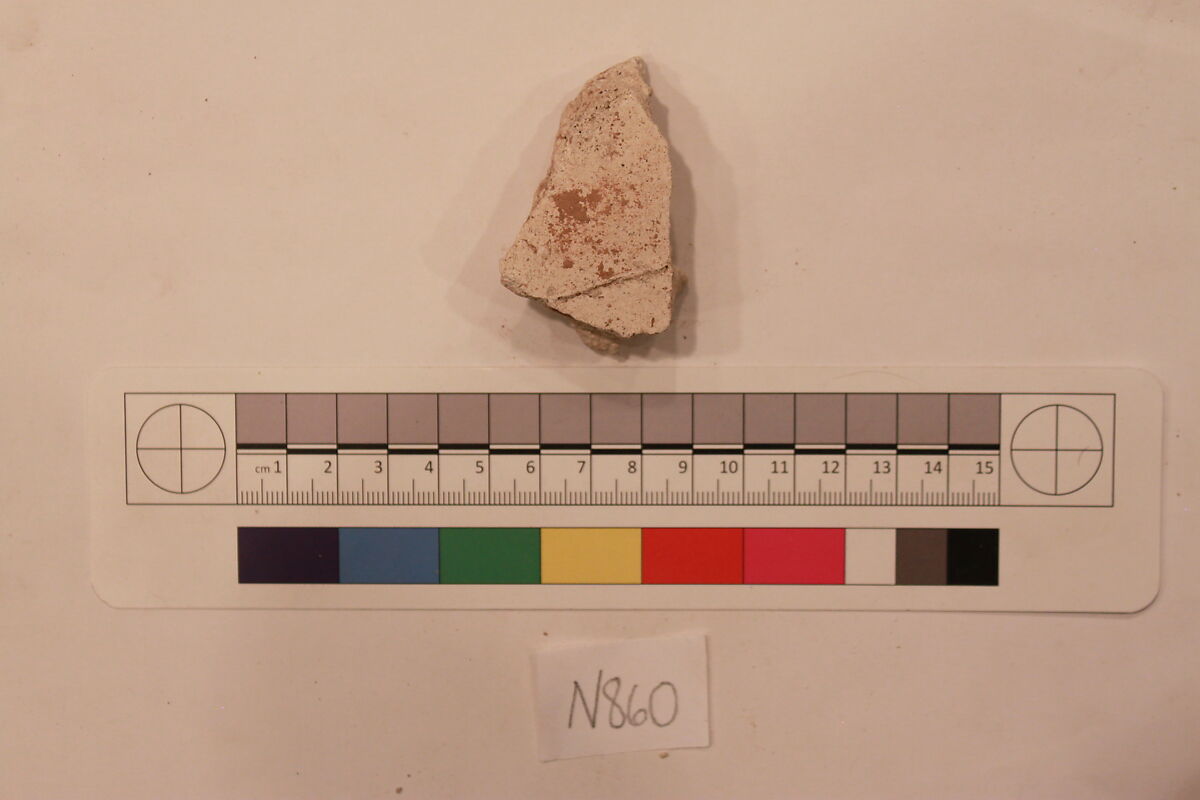 Stucco Fragment, Stucco; carved