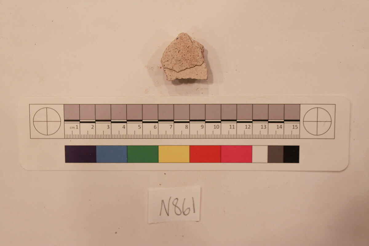 Stucco Fragment, Stucco; carved