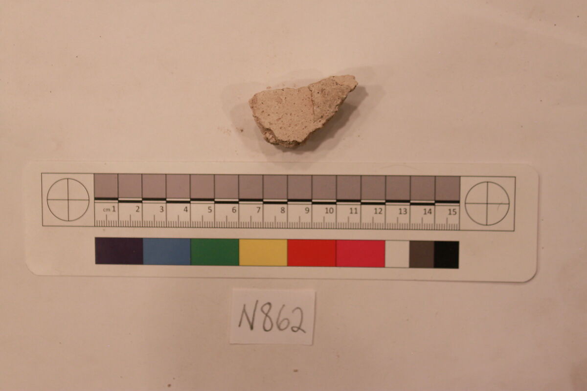 Stucco Fragment, Stucco; carved