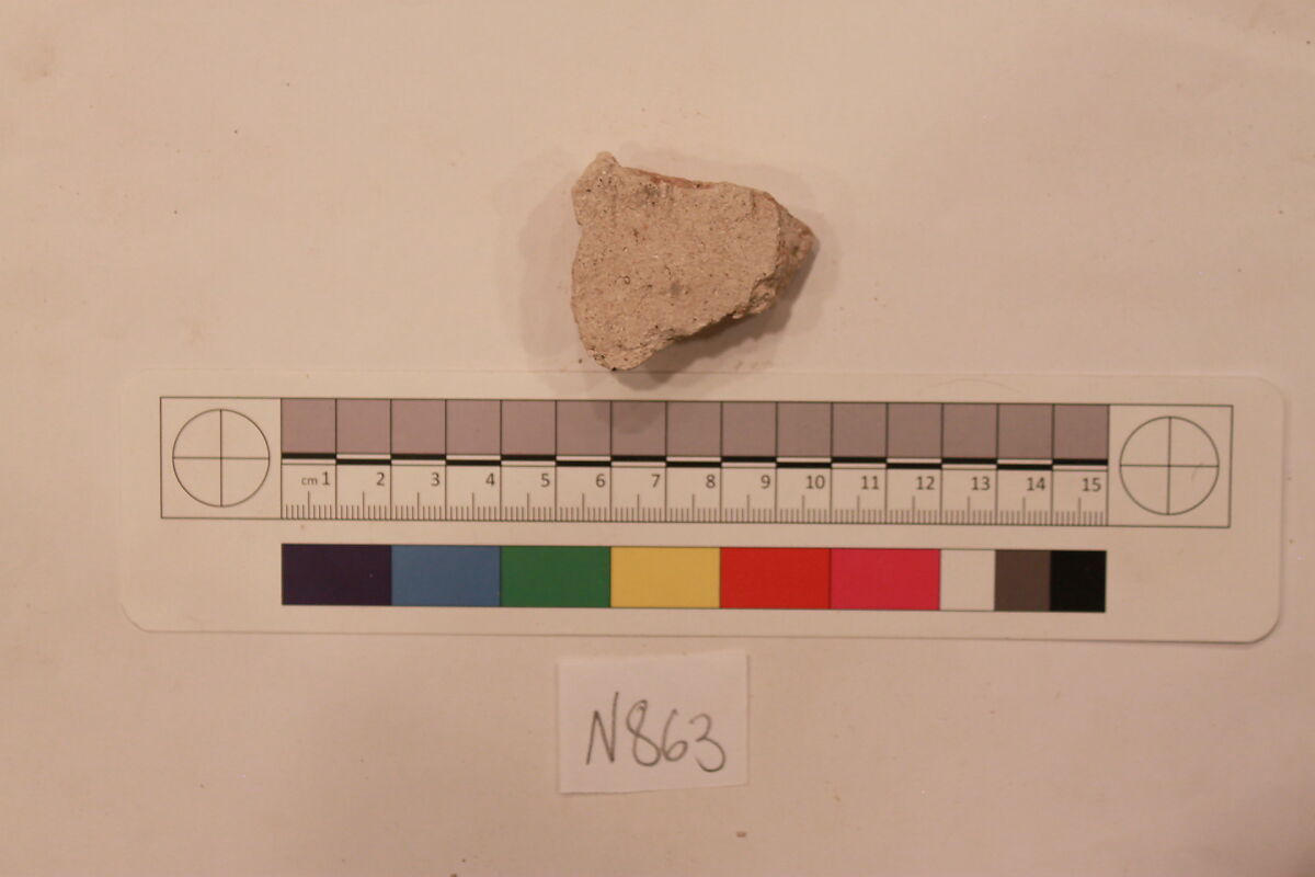 Stucco Fragment, Stucco; carved