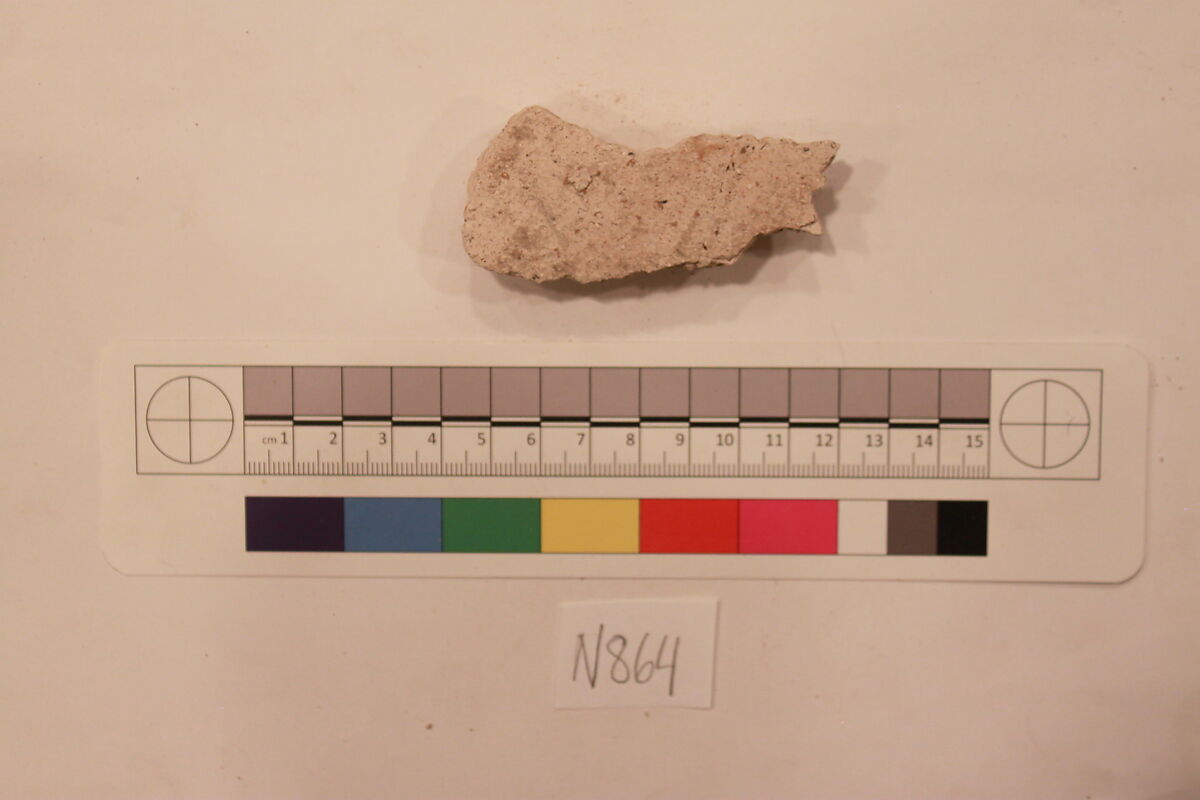 Stucco Fragment, Stucco; carved