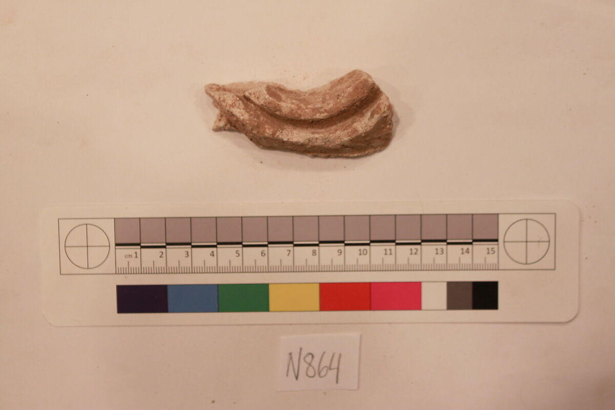 Stucco Fragment, Stucco; carved