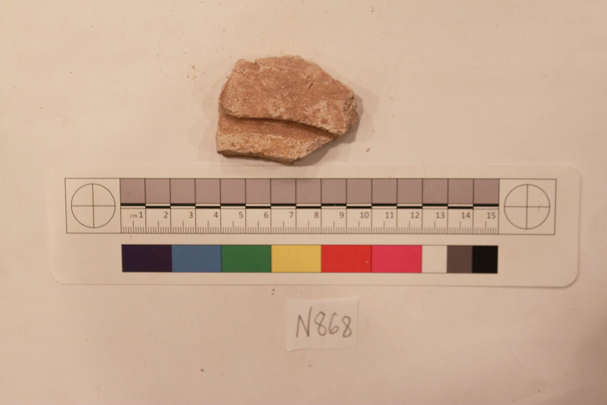 Stucco Fragment, Stucco; carved, painted