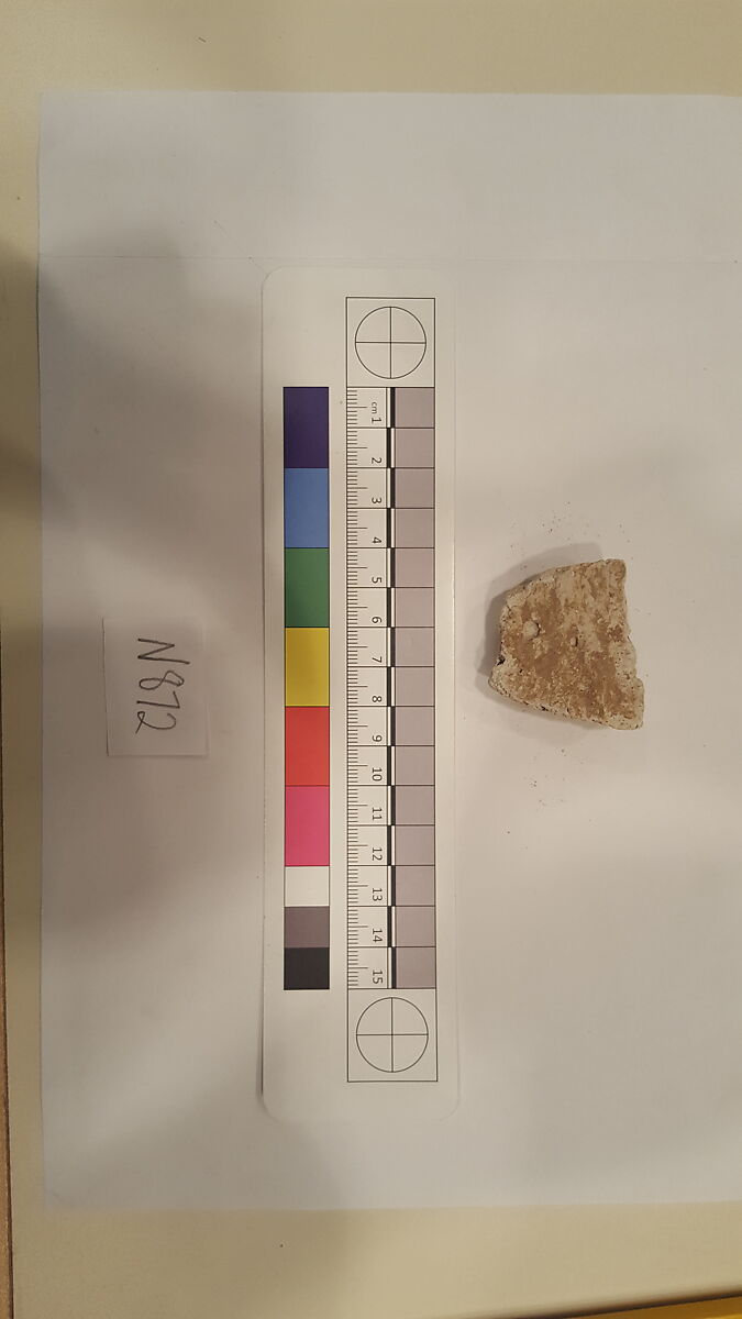 Stucco Fragment, Stucco; carved