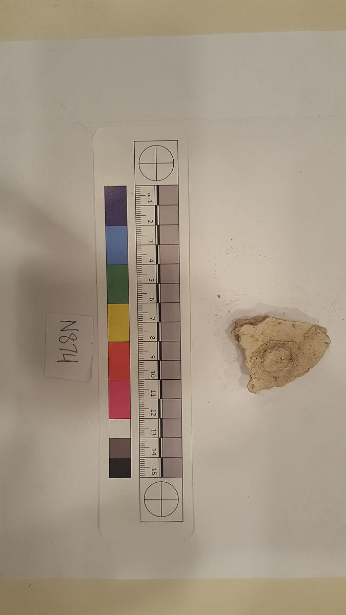 Stucco Fragment, Stucco; carved