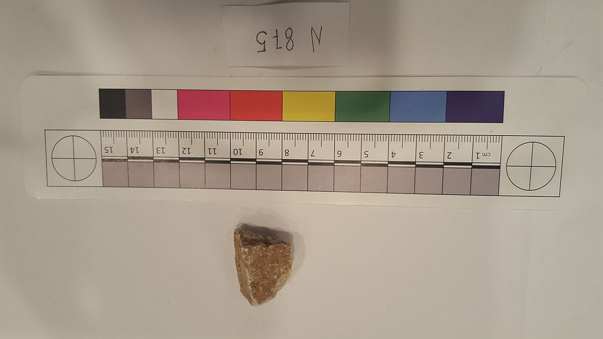 Stucco Fragment, Stucco; carved