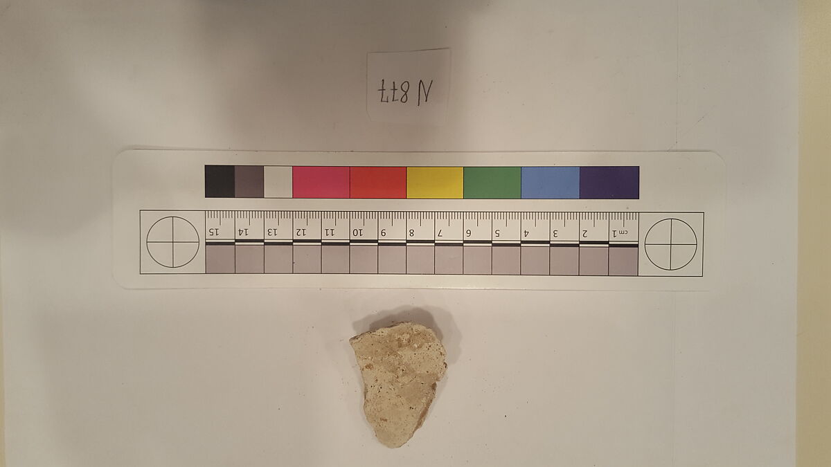 Stucco Fragment, Stucco; carved