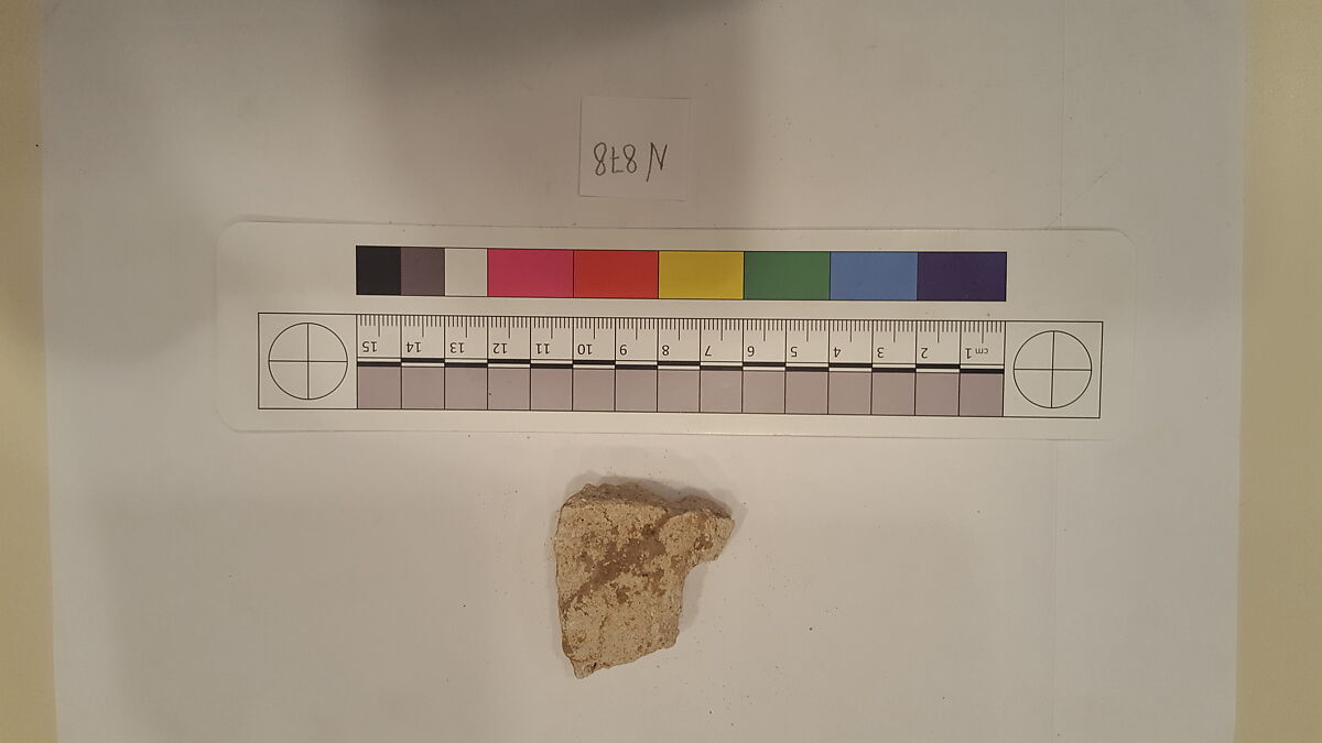 Stucco Fragment, Stucco; carved