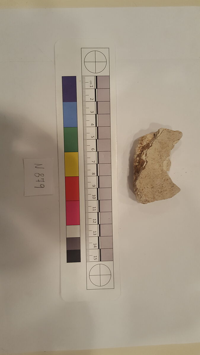 Stucco Fragment, Stucco; carved