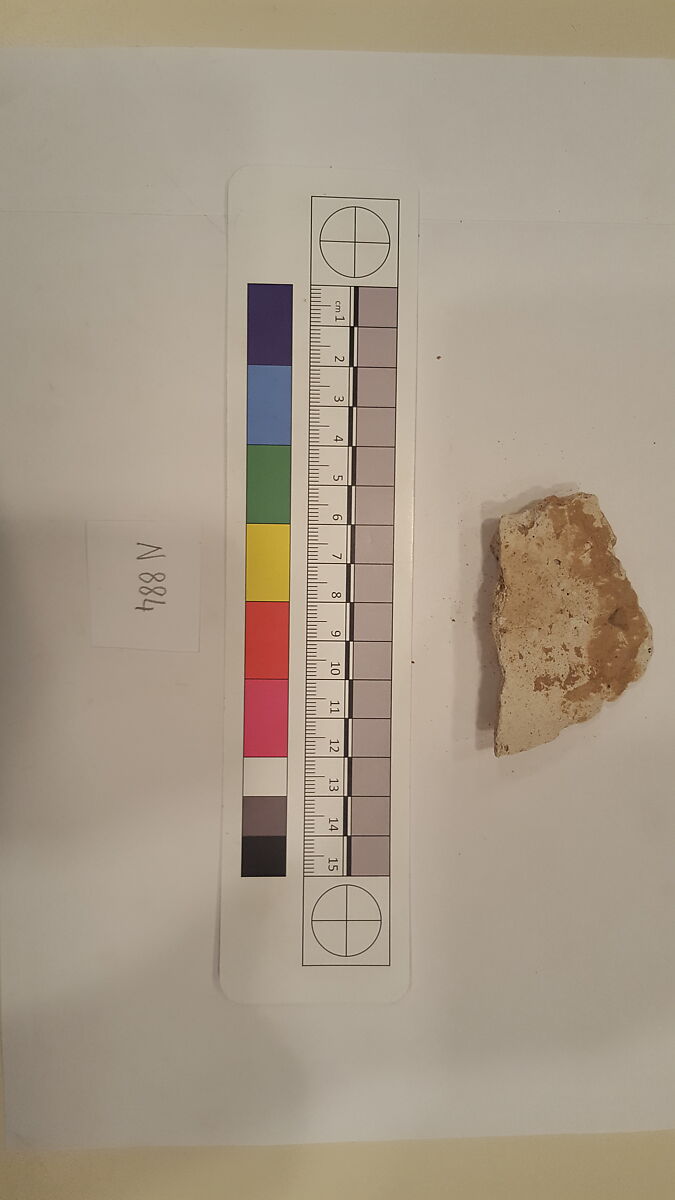 Stucco Fragment, Stucco; carved