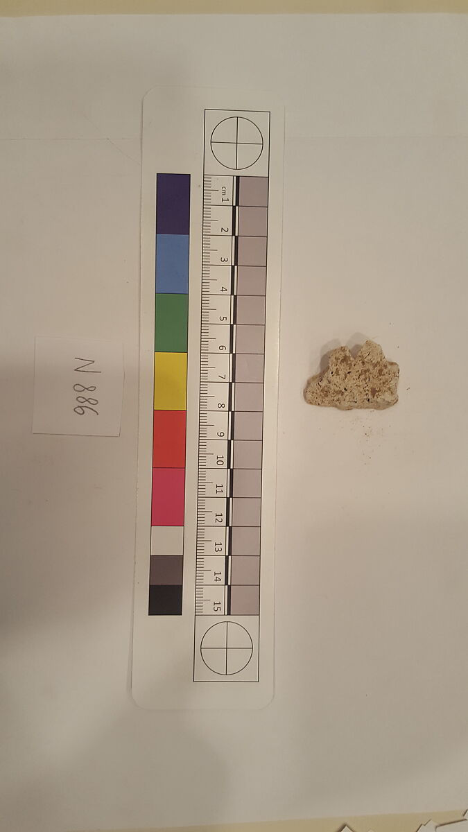 Stucco Fragment, Stucco; carved