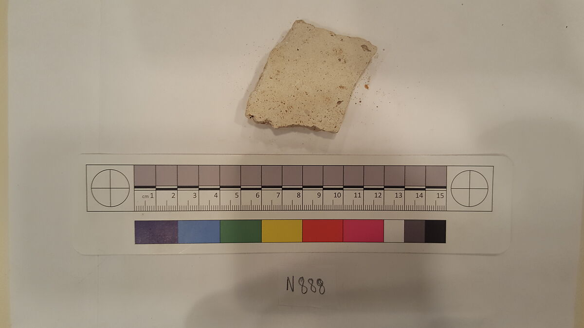 Stucco Fragment, Stucco; carved