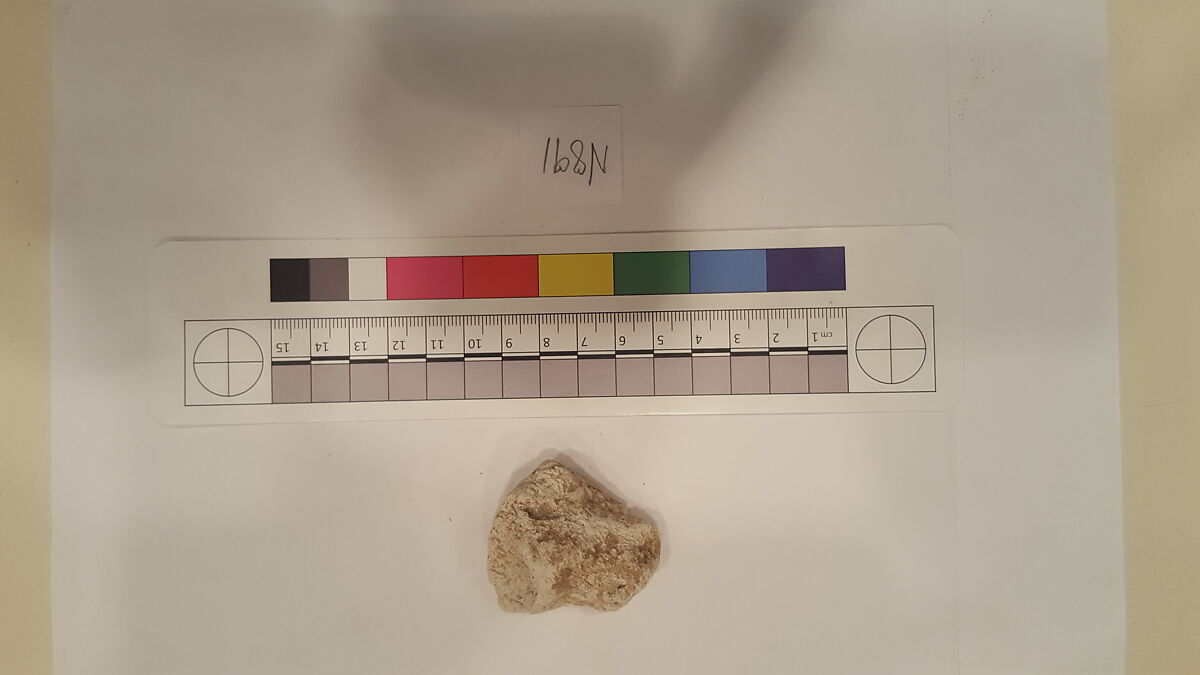 Stucco Fragment, Stucco; carved