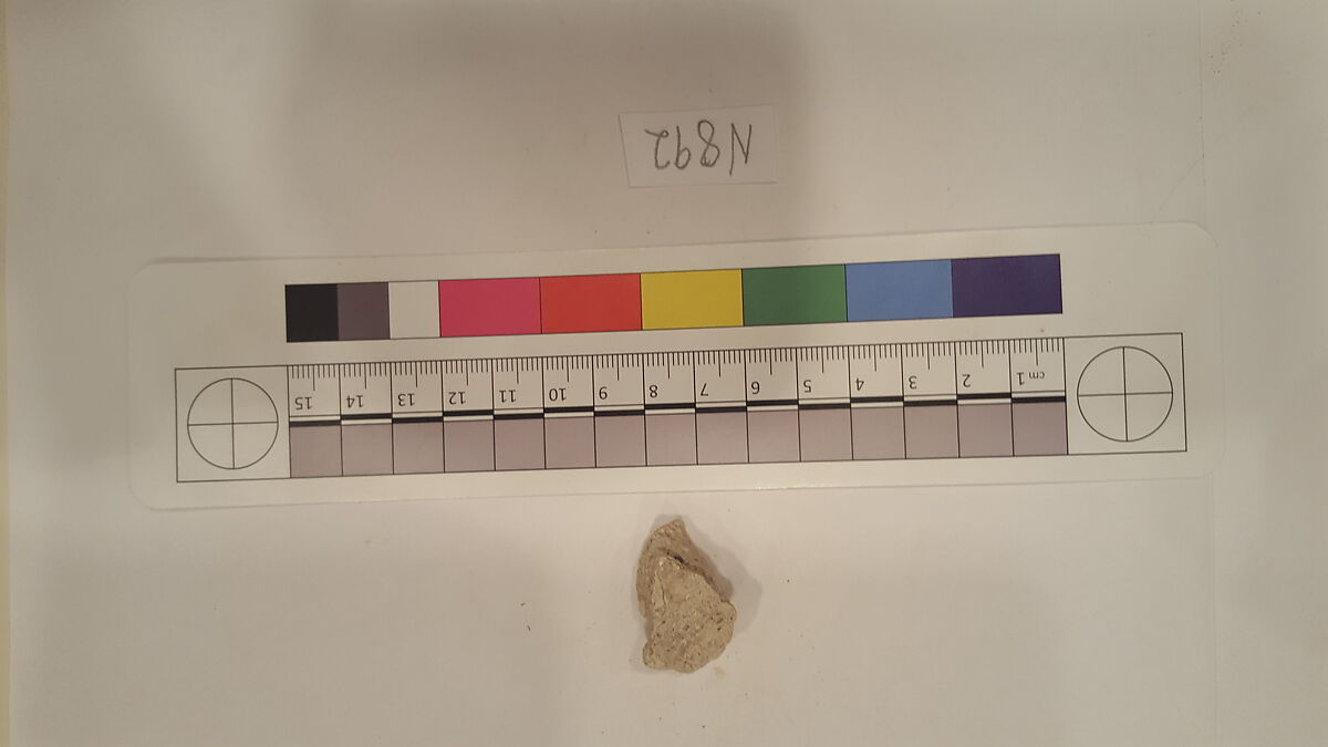 Stucco Fragment, Stucco; carved