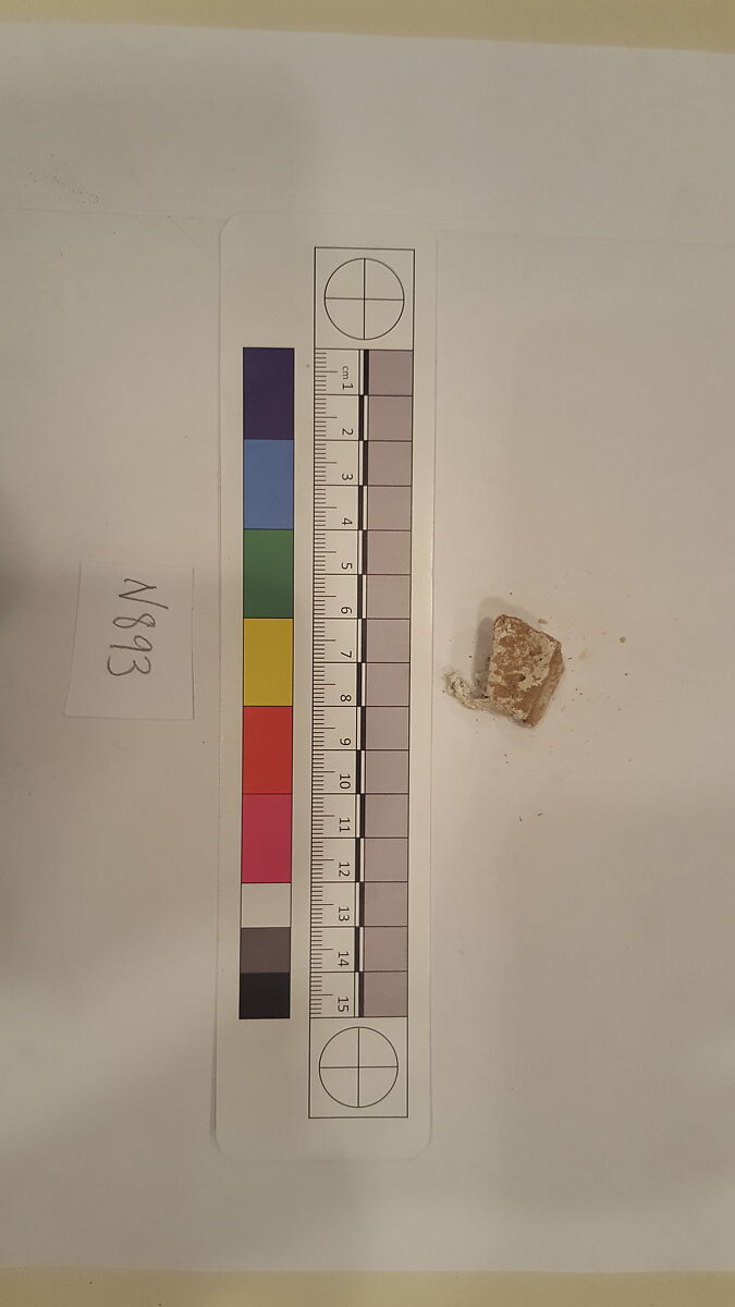 Stucco Fragment, Stucco; carved