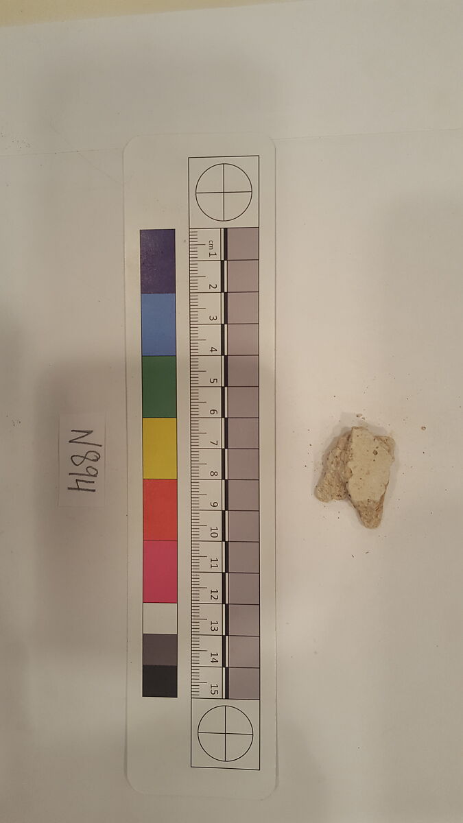 Stucco Fragment, Stucco; carved