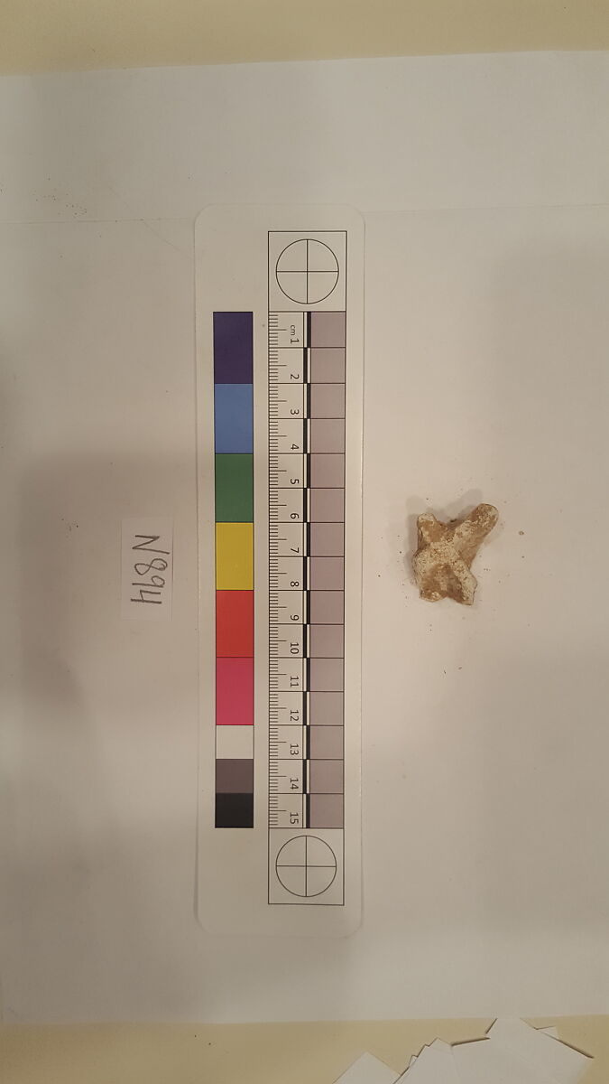 Stucco Fragment, Stucco; carved 