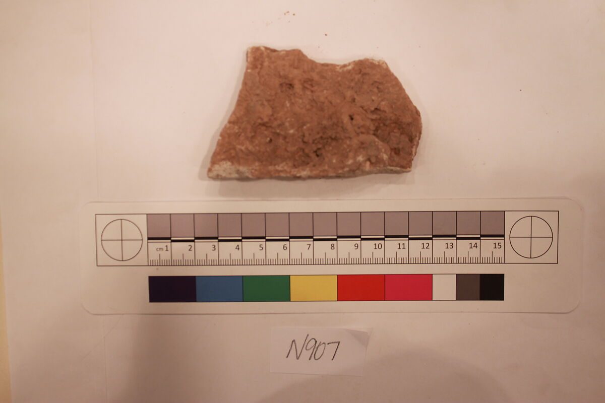 Stucco Fragment, Stucco; carved