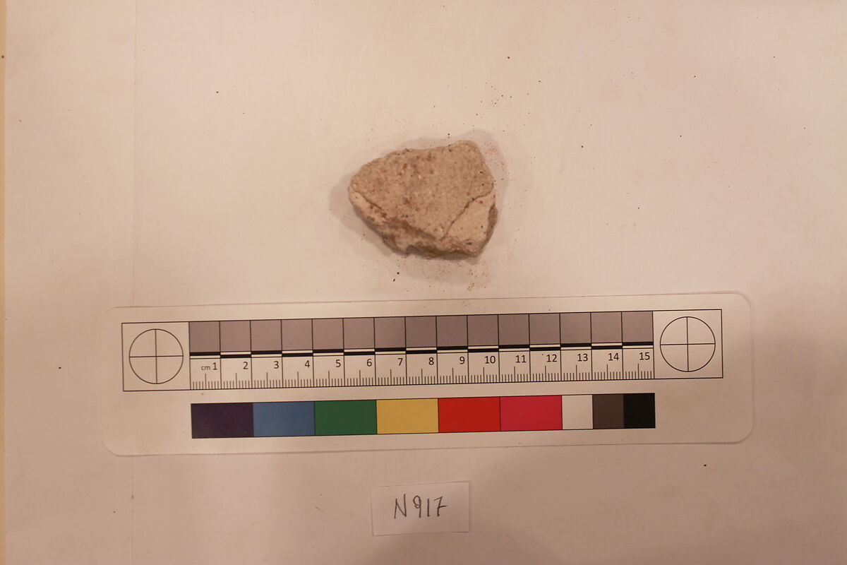 Stucco Fragment, Stucco; carved