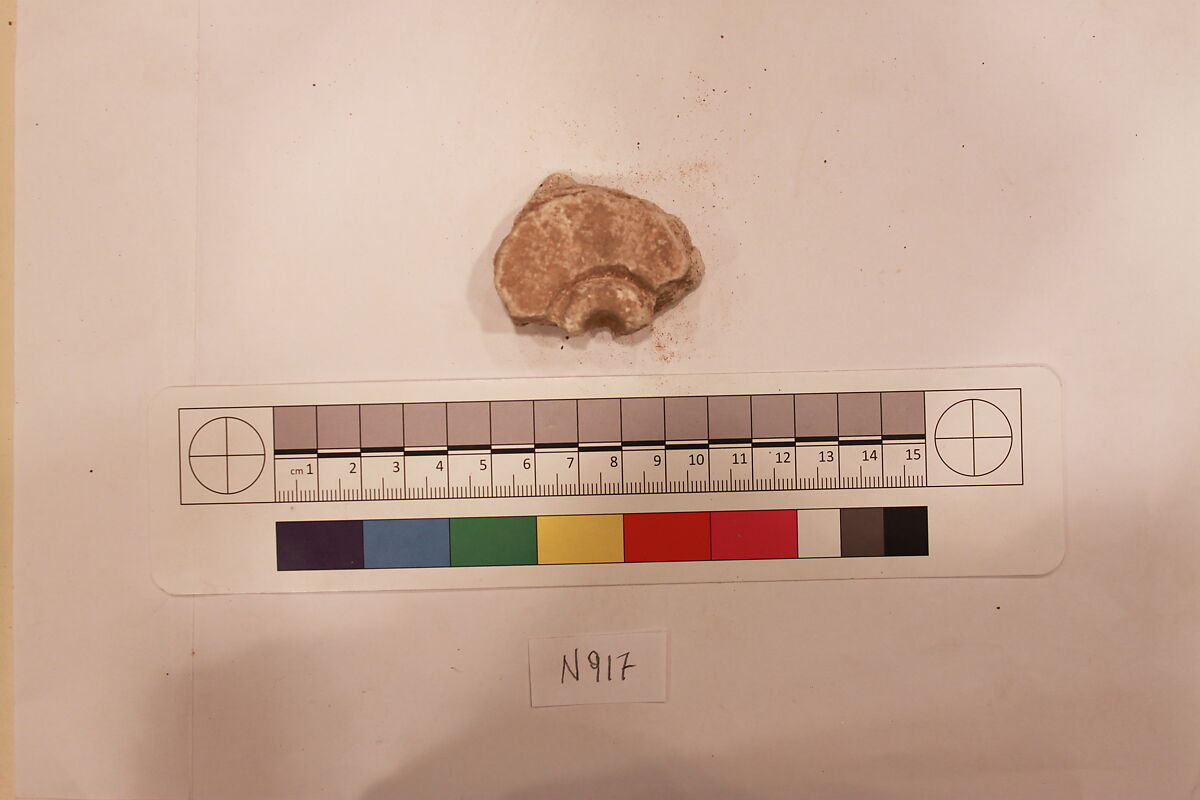 Stucco Fragment, Stucco; carved 