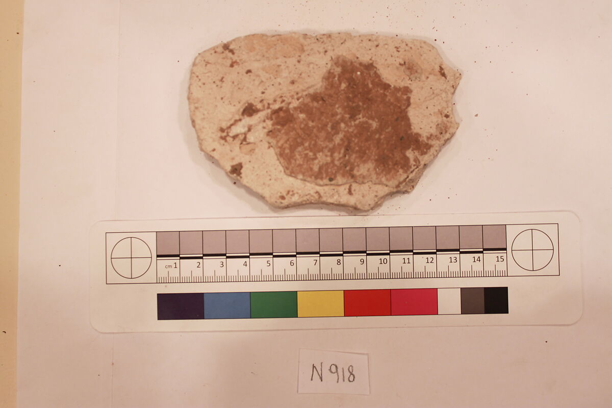 Stucco Fragment, Stucco; carved