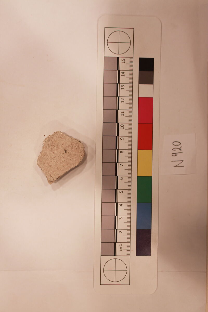 Stucco Fragment, Stucco; carved