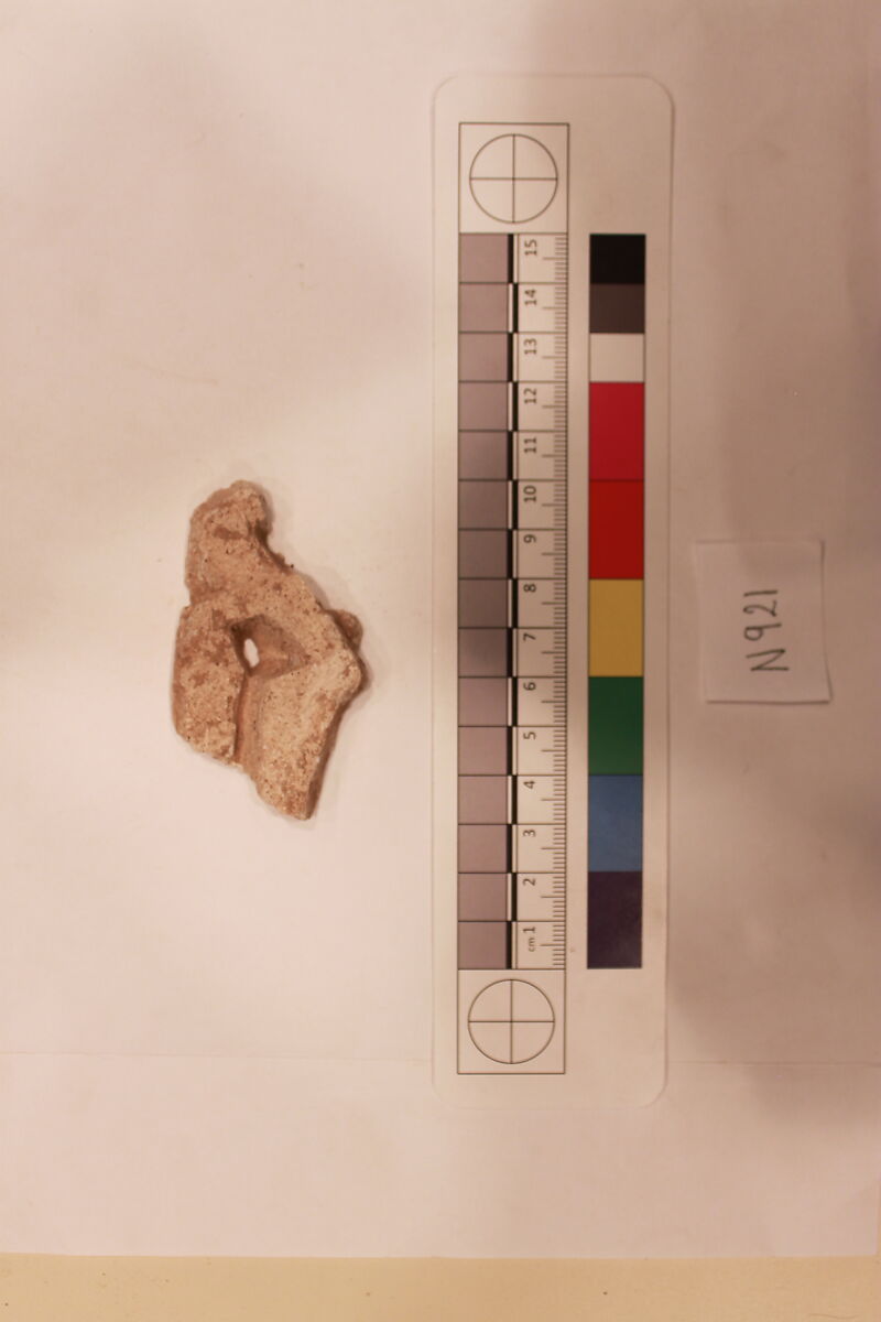 Stucco Fragment, Stucco; carved 