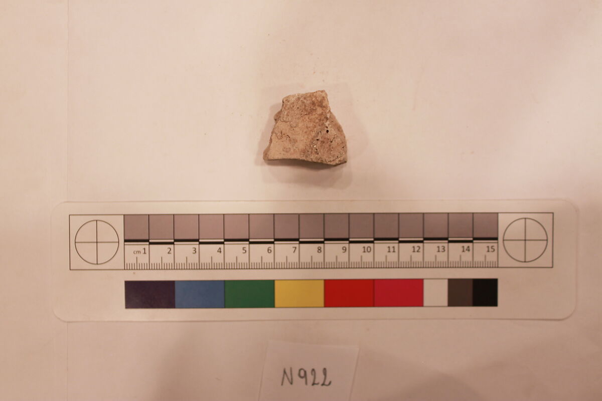 Stucco Fragment, Stucco; carved