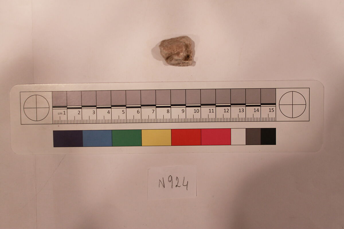 Stucco Fragment, Stucco; carved 