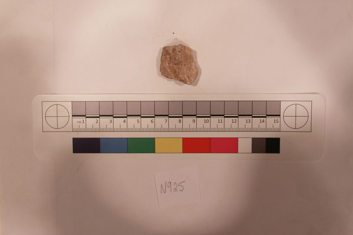 Stucco Fragment, Stucco; carved