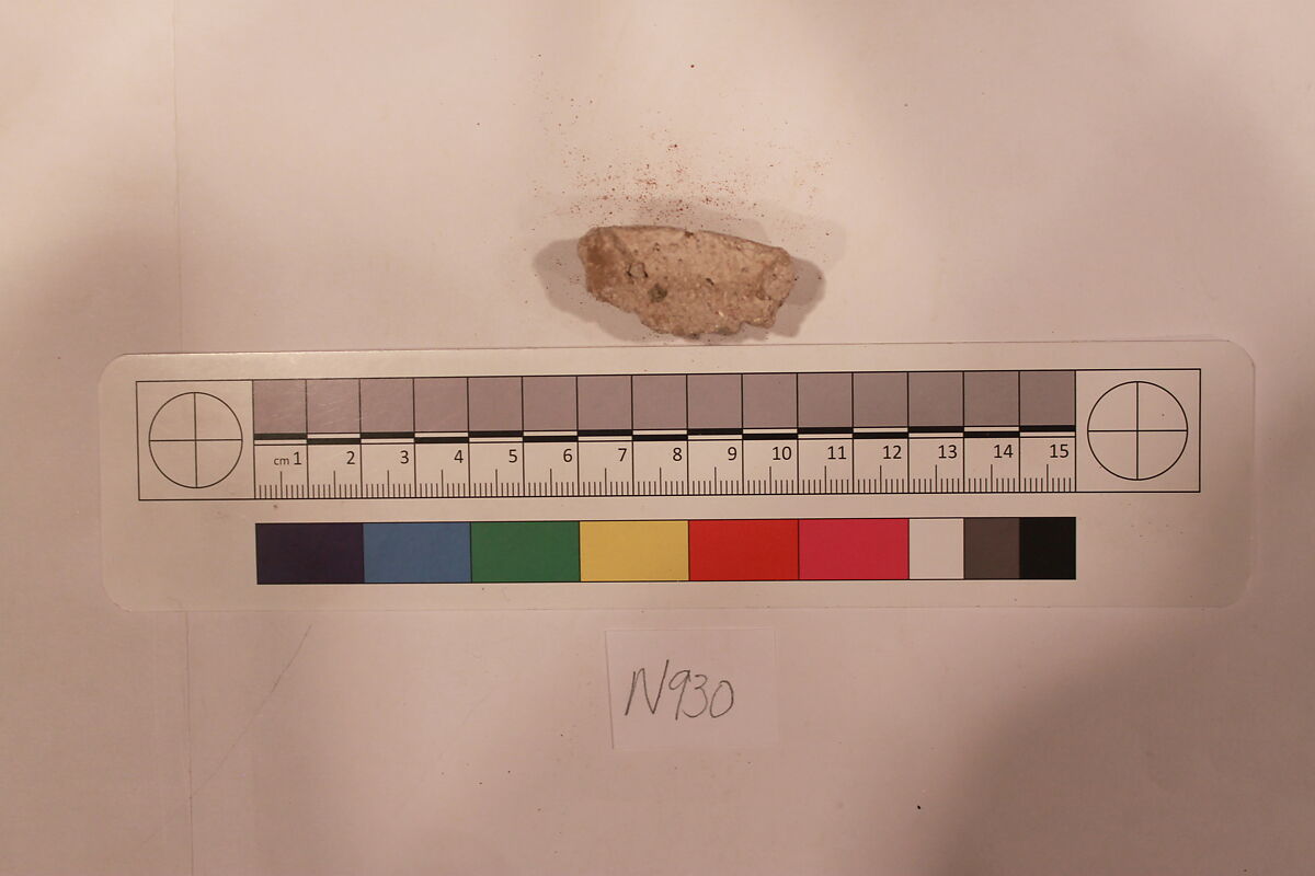 Stucco Fragment, Stucco; carved
