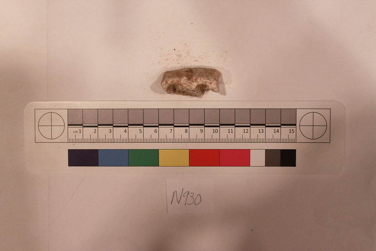 Stucco Fragment, Stucco; carved 