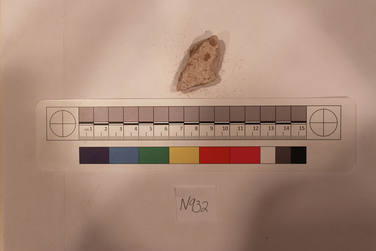 Stucco Fragment, Stucco; carved