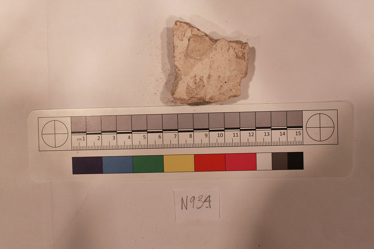 Stucco Fragment, Stucco; carved