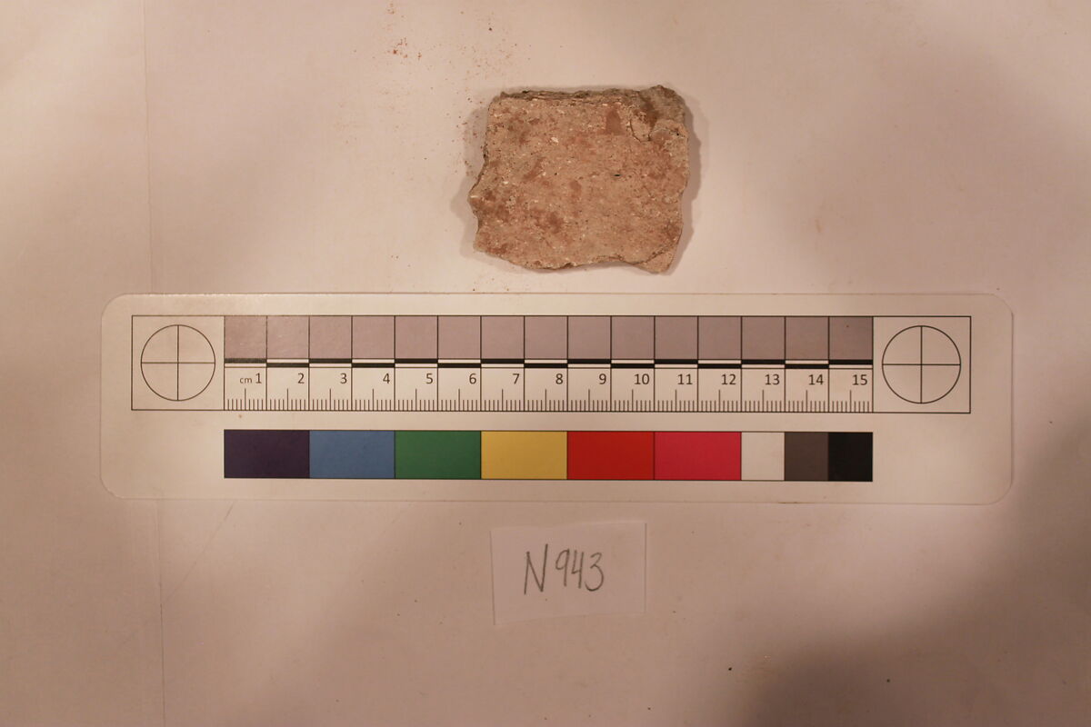 Stucco Fragment, Stucco; carved