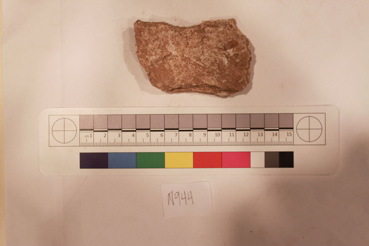 Stucco Fragment, Stucco; carved