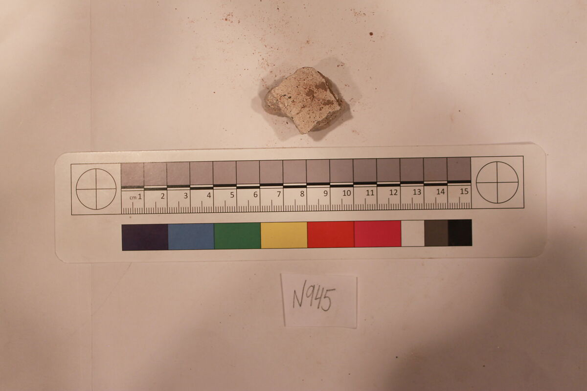 Stucco Fragment, Stucco; carved
