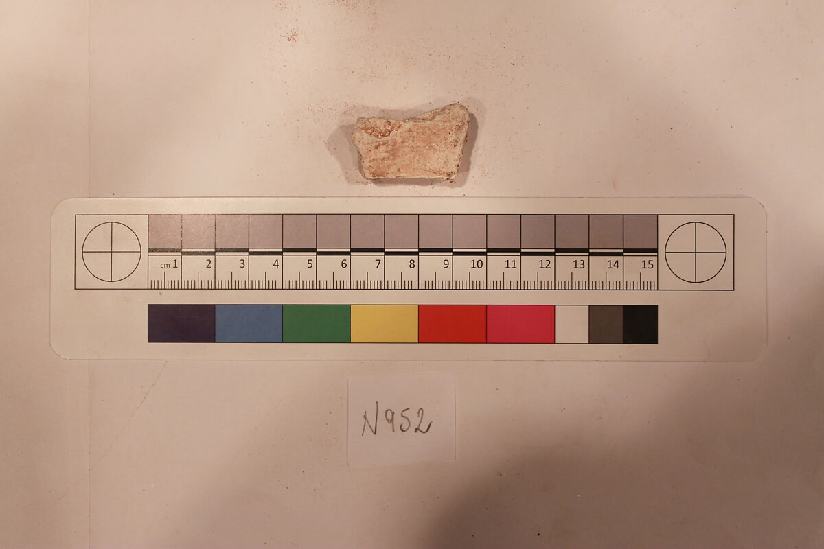 Stucco Fragment, Stucco; carved