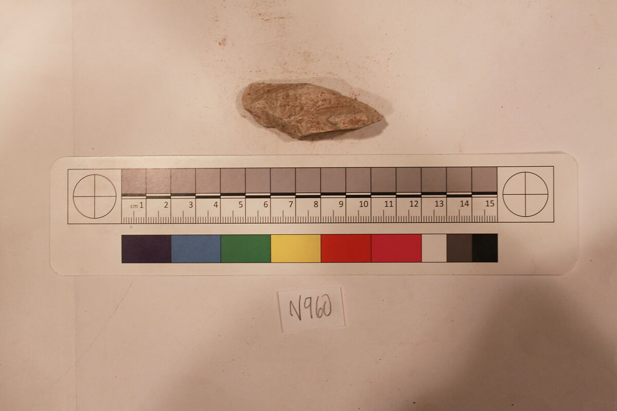 Stucco Fragment, Stucco; carved