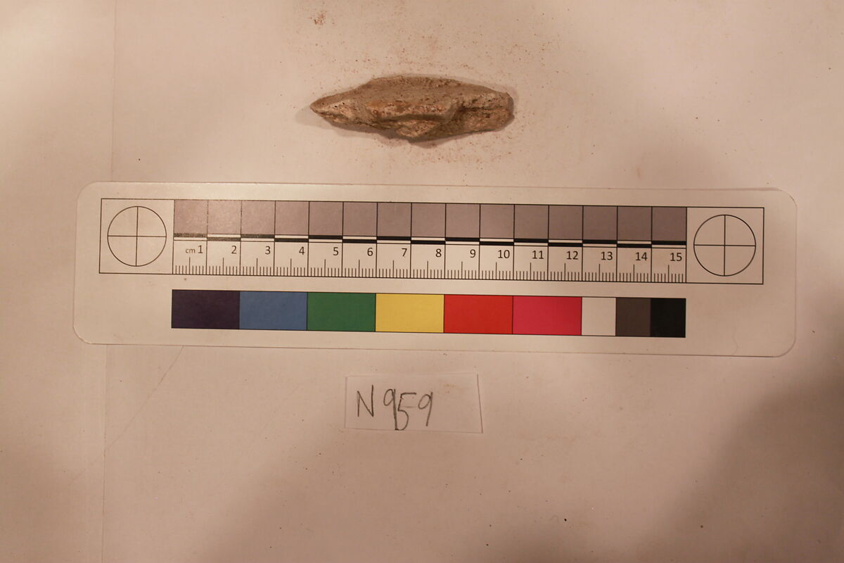 Stucco Fragment, Stucco; carved