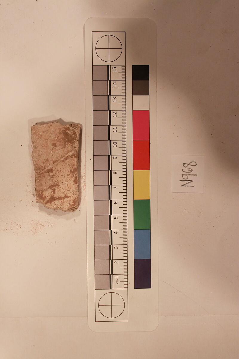 Stucco Fragment, Stucco; carved