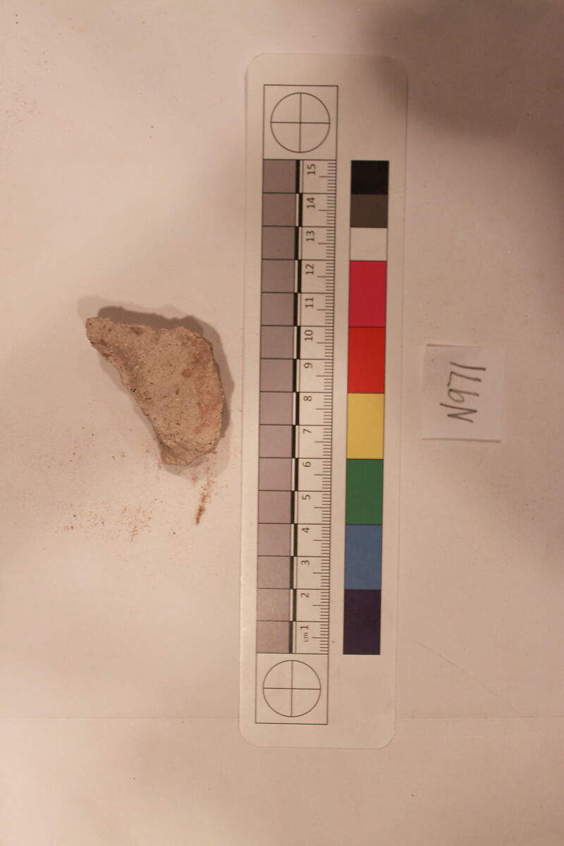 Stucco Fragment, Stucco; carved